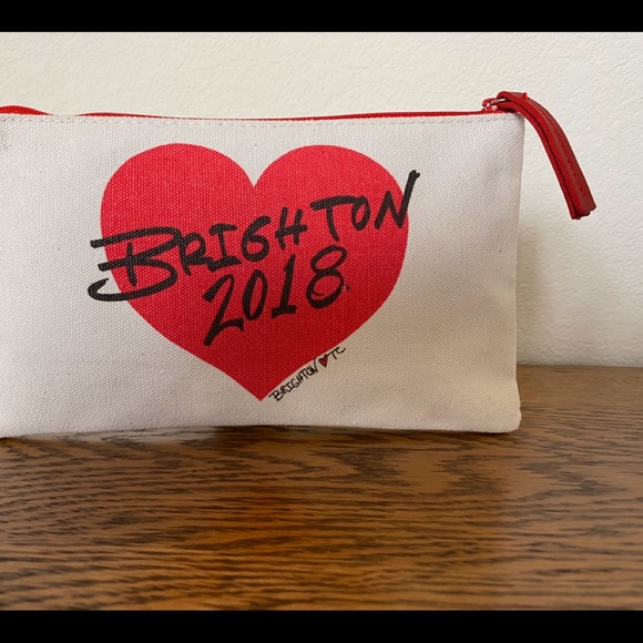 Brighton Fashionista Multi-color Canvas Cosmetic/Makeup Pouch - Picture 2 of 4